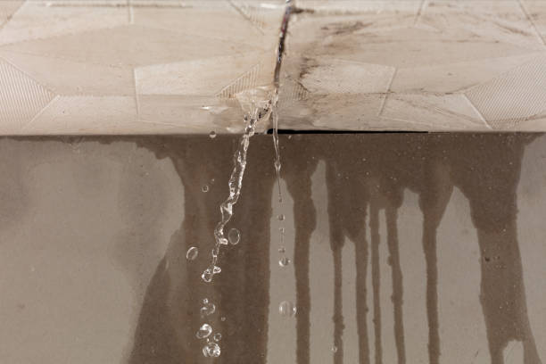 Professional Water Extraction technician working in Dime Box, TX